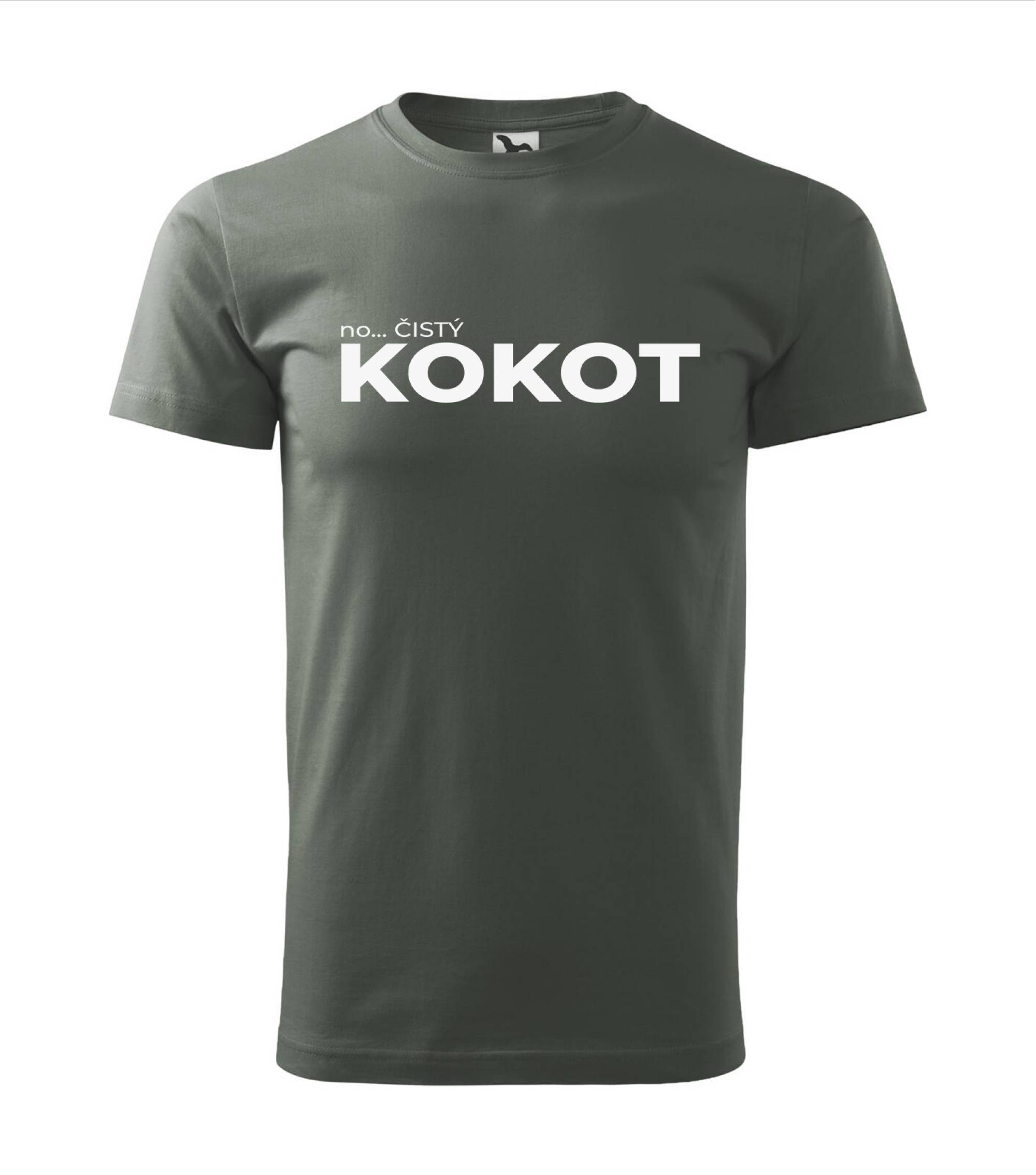 Vtipné tričko čistý kokot – náhľad 3