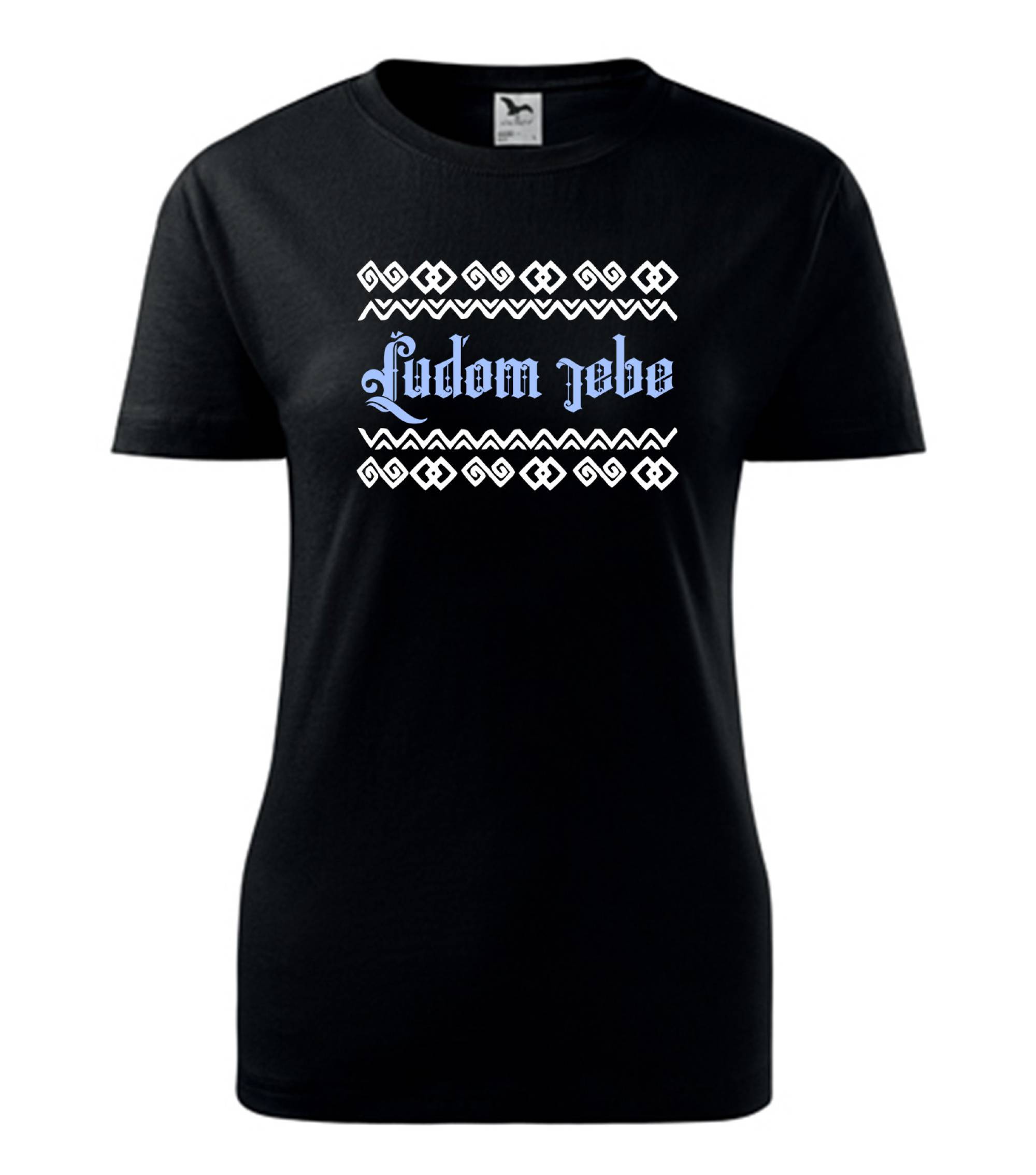 Tričko Ľuďom jebe – náhľad 2